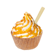 Sundae Extra Eierlikör Crunchy Crisp,Soft Ice Corner,Angelo,Good Choice;Klein 3,35 - Gross 3,85